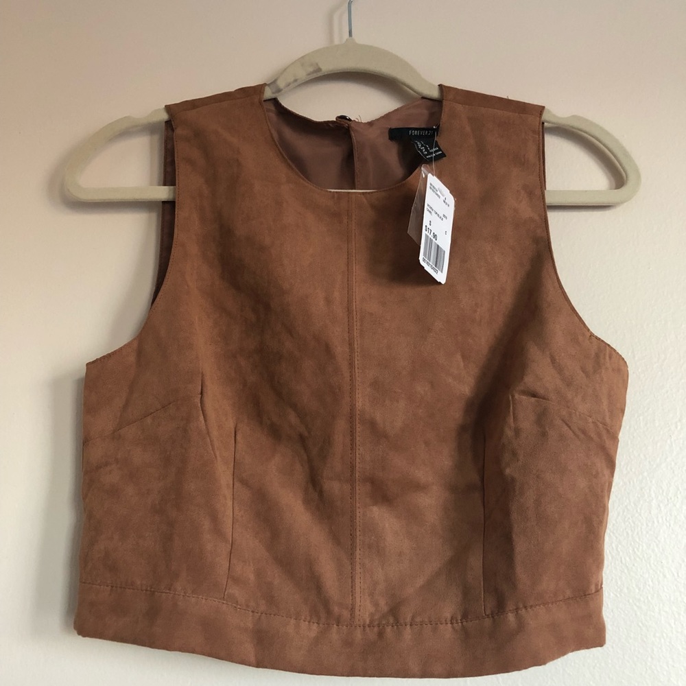 Suede tank